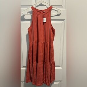 NWT Old Navy orange ish red dress